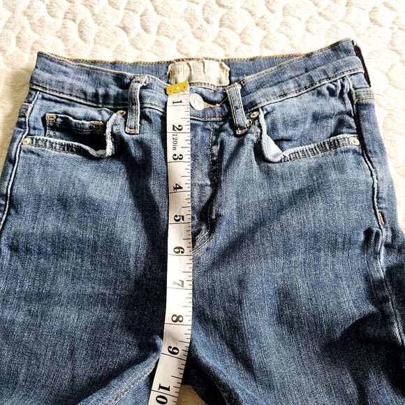 Free People distressed skinny jeans ripped denim 27 4 - Picture 4 of 7